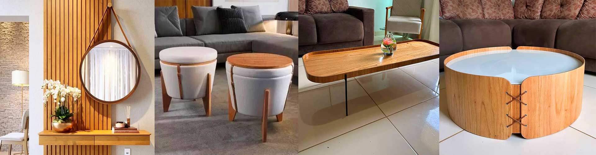Imagem de destaque - Sala decorada com móveis modernos